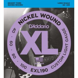 D'Addario EXL190, Custom Light 040 - 100